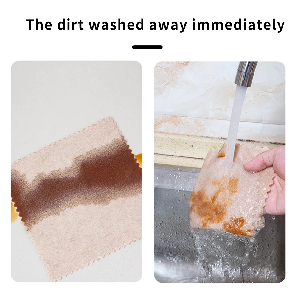 Wholesale Towel Gourd Rag Household Towel Gourd Oil Absorption Not Easy to Drop Dishwashing Kitchen Rag