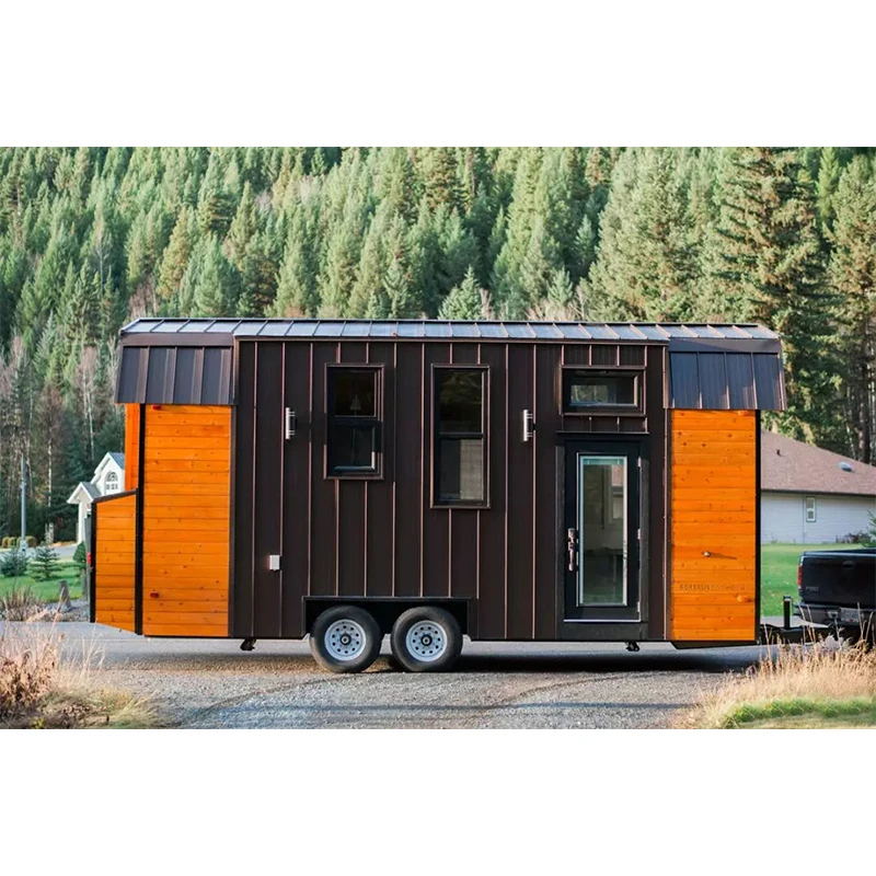 Small Tiny House Traveling Mobile Trailer House Prefabricated and Customized