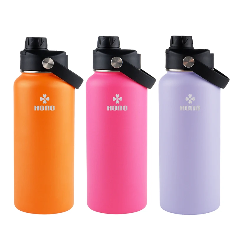 18oz 32oz 40oz Top Hydro Water Flask Bottle Iron Wide Mouth Flex Lid Gym Drink Stainless Steel Insulated Reusable Water Bottles