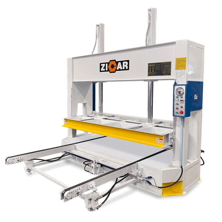 ZICAR JY3248X50TA cold press oil machine cold press machine for plywood automatic feeding cold press for MDF Door making