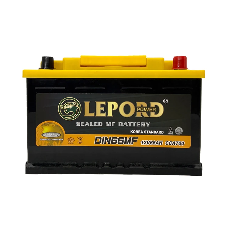  Manufacturer sells at low price car battery din75l mf 12v 75ah