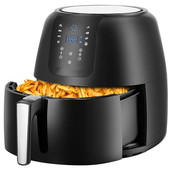 1800W 8.0 liter smart digital Oil Free  Energy and Time Saver air fryer