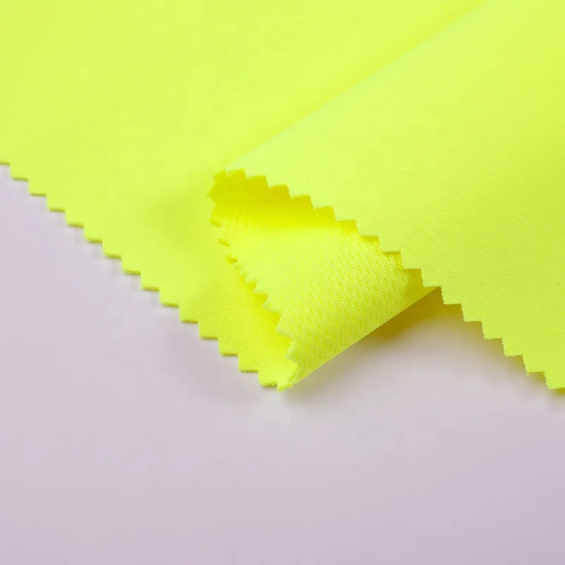 
China Factory 100D Soft shell 4 Way Stretch Fabric Bird Eye Sports Suits Mesh cloth Fabric 