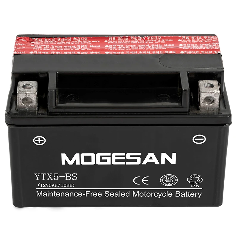 Good Starting Performance 12v YTX9-BS Ebike Scooter Motorcycle Battery