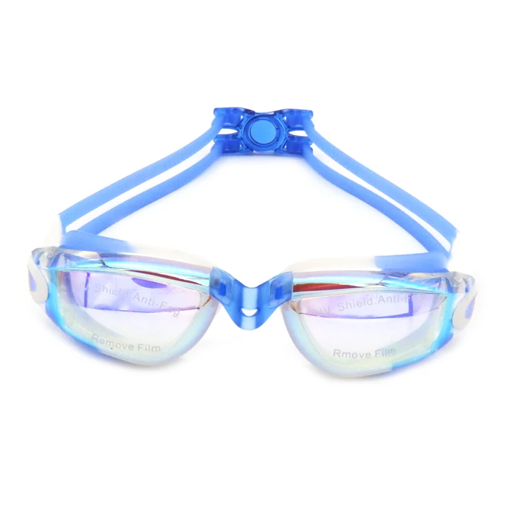 Child Funny Rainbow Color kids googles swimming goggles Anti Fog Mirrored Coating Kids Sports swimming Swim glasses