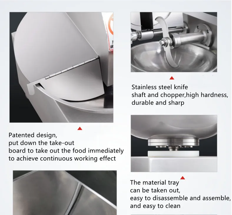 Horus good quality durable bowl chopper cutter meat meat bowl cutter with factory price