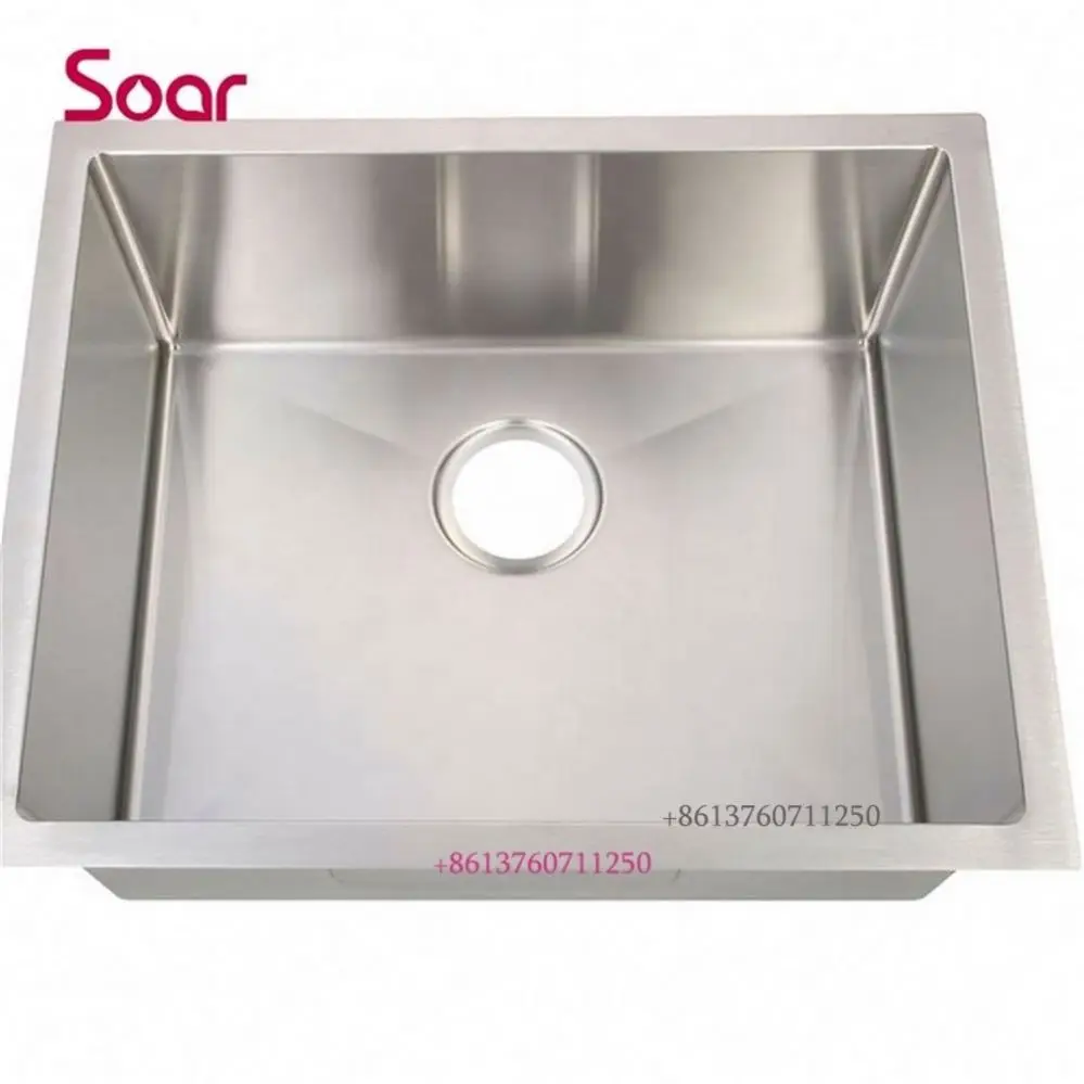 Hand Free Handmade Stainless Steel Kitchen Sink For Oem/Odm