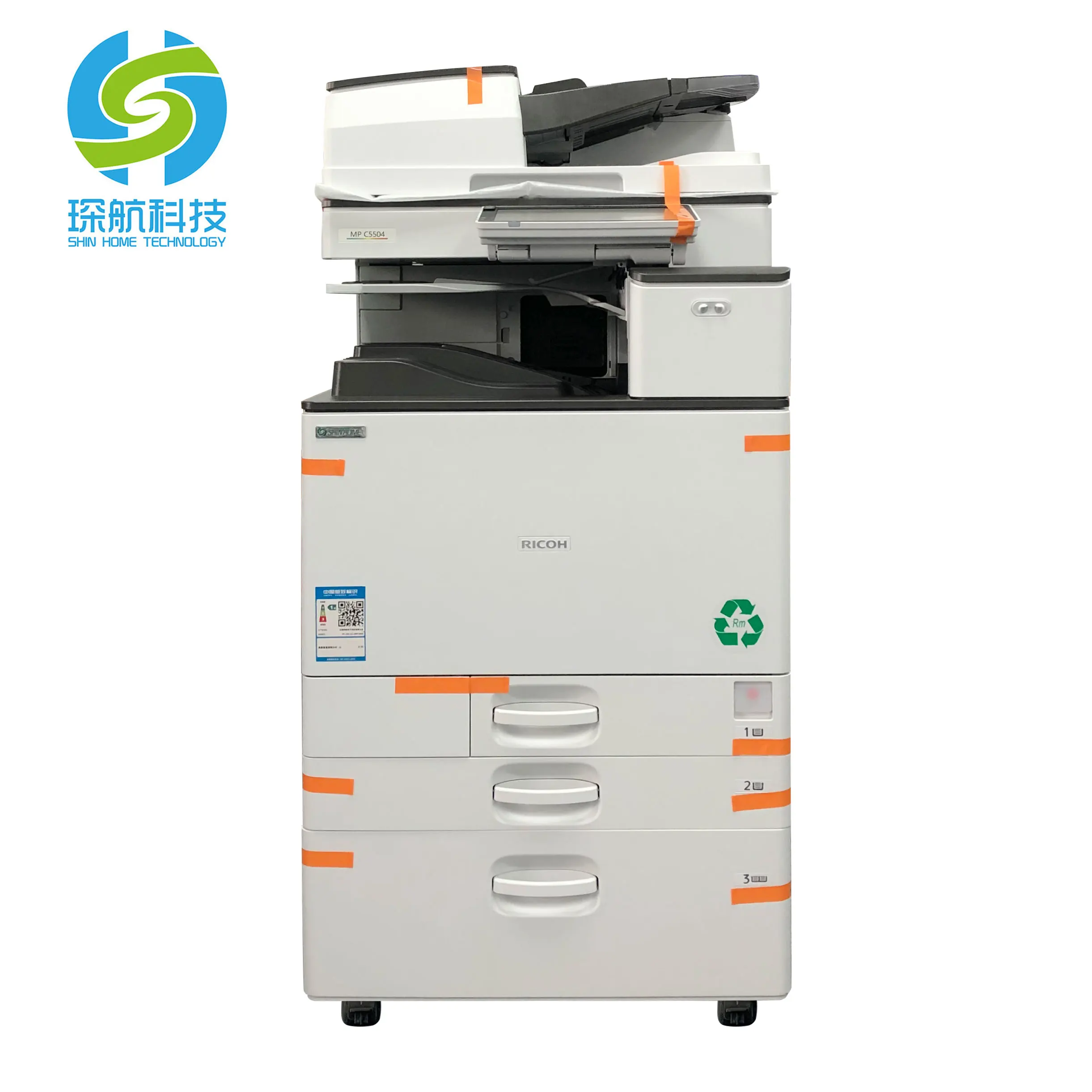  Б/у копировальная машина для принтера A3 Ricoh MP C4504SP C5504SP копировальный принтер многофункциональная цветной