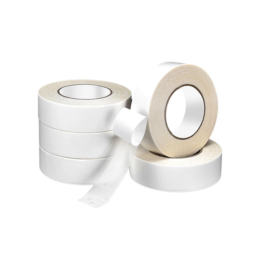 Factory Direct Supply Double Sided Carpet Seam Tape Cloth Based Fiberglass Double-Sided Adhesive Tape