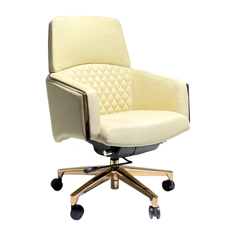 Professional manufacturer yellow Modern Office Chairs Cheap Silent Casters Office Chair for Home