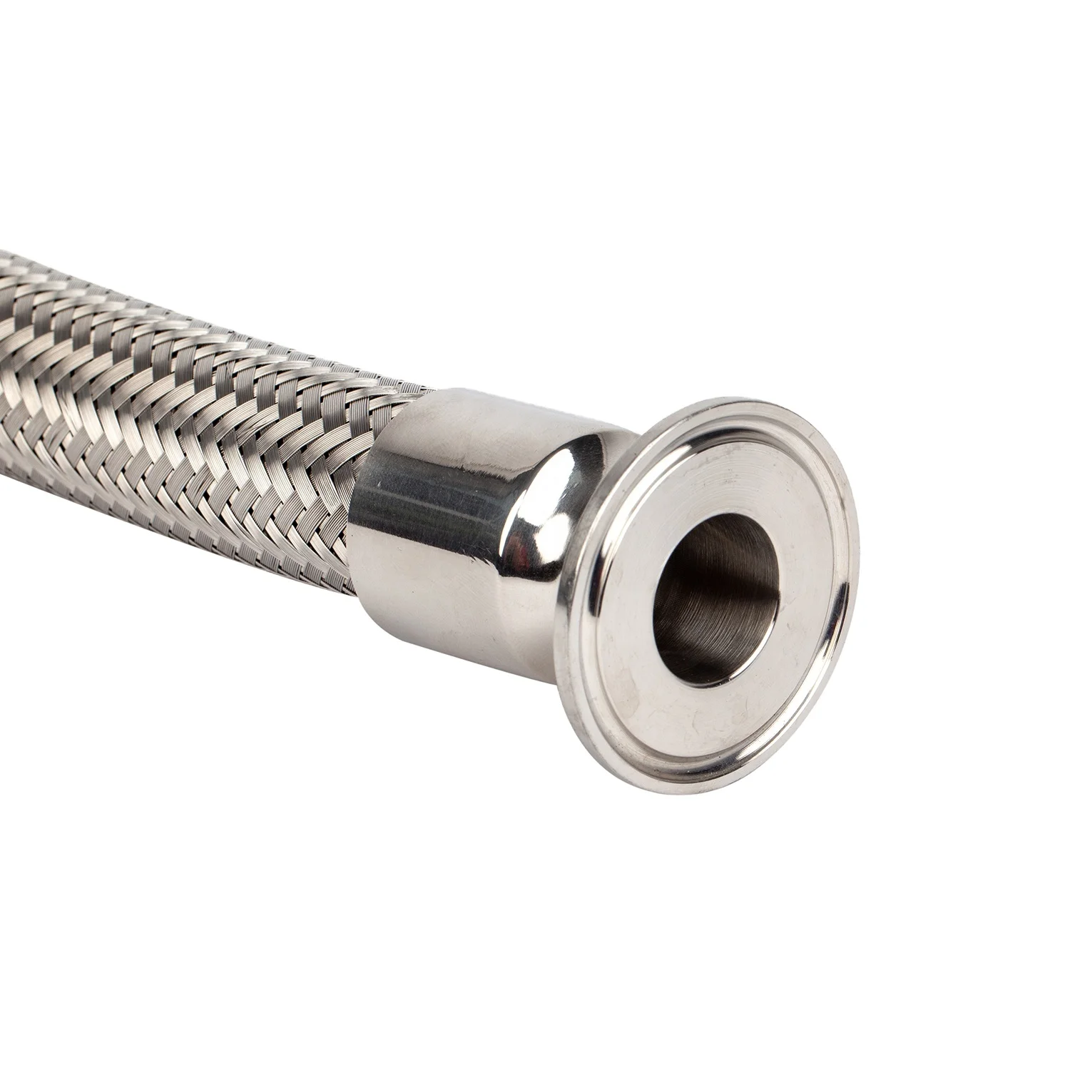 Stainless Steel Equal Sanitary Metal Corrugated Pipe with round Head Flange Connection