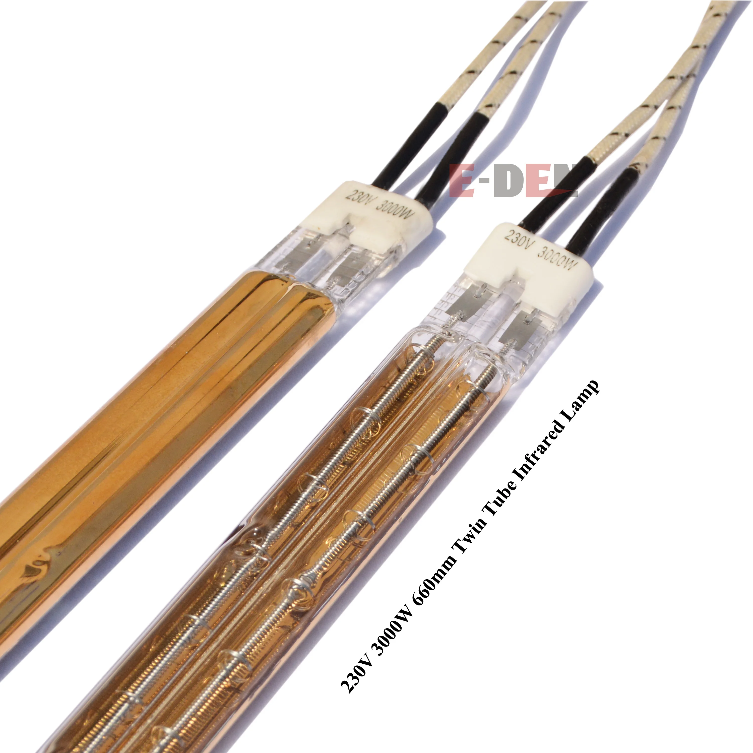 Infrared Twin Tube Radiator Twin Tube Quartz Infrared Heating Radiator For Printing Machine