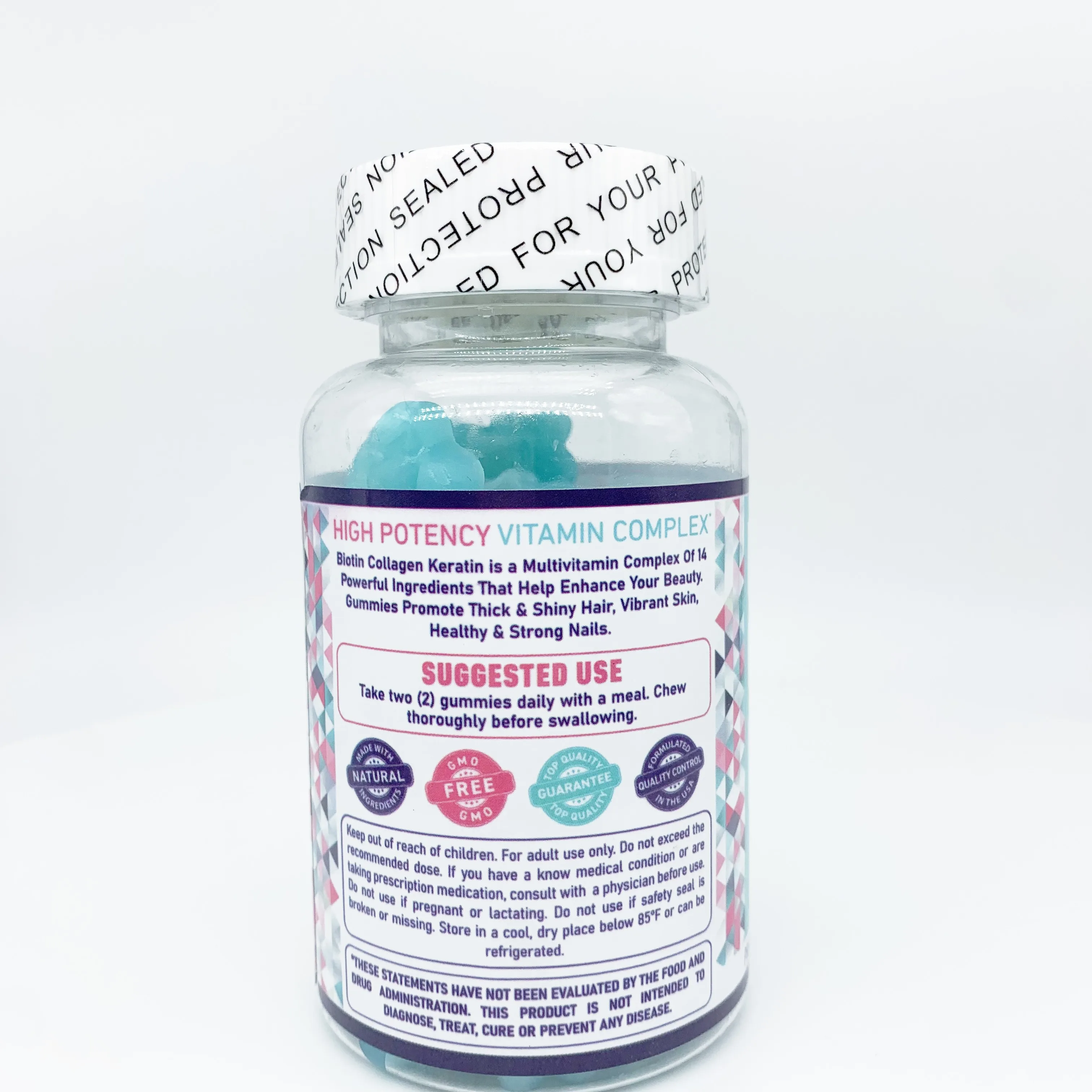 Oem Odm Private Label Vegan Collagen Supplements Biotin Collagen Gummy Hair Gummy Vitamins For skin beauty