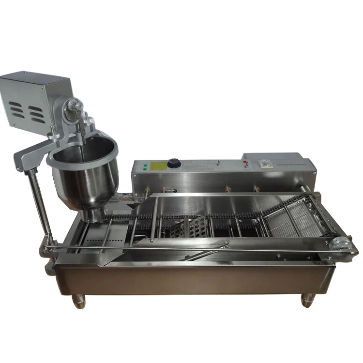 
220v Lokma Machine Commercial Automatic Ball Shape 4 Mini Donut Maker Making Machine 