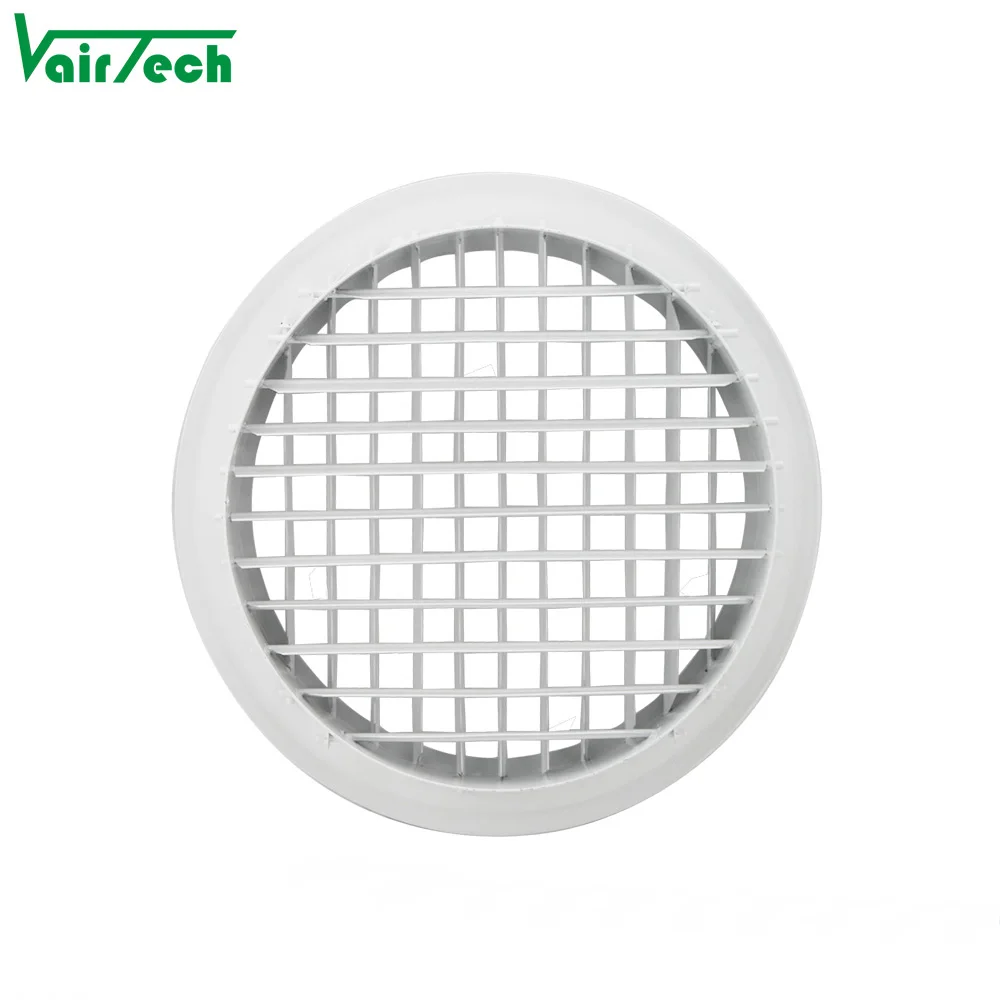 Ceiling air conditioner aluminum air vent round ventilation grilles