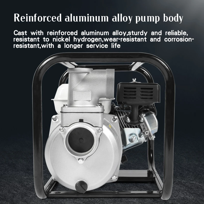 Pumping machine farm irrigation high head engine 2 3 4 inch small self-priming pump portable diesel gasoline motor pump