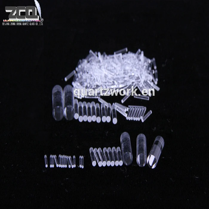 Прозрачный или неясный оптический Сплавленный кварцевый стеклянный стержень