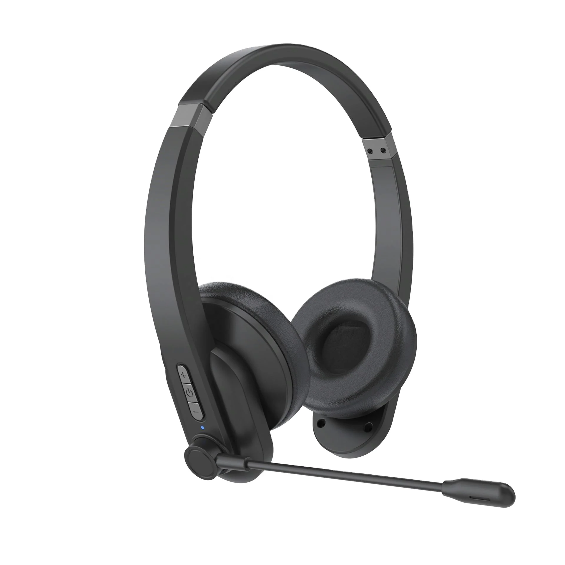 Wholesale 2.4G Wireless Telephone Headset audifonos ENC Noise cancelling Call Center Headphones Office Headset with Microphone