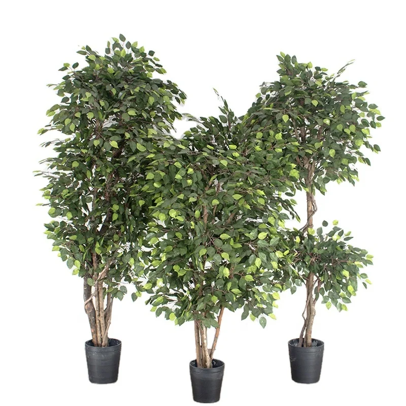 
Wholesale Artifical Banyan Plant Artificial Ficus Microcarpa Potted 