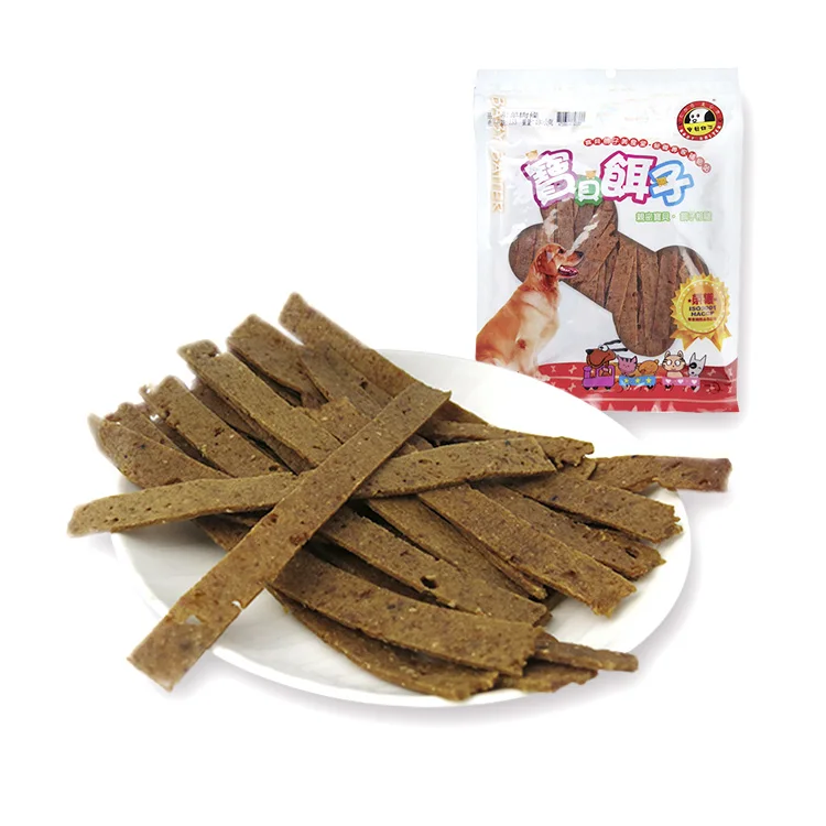 2021 Hot Sale  Factory Supply New Design Pet Food Dog Beef Flavor Bars Snack With Good Quality