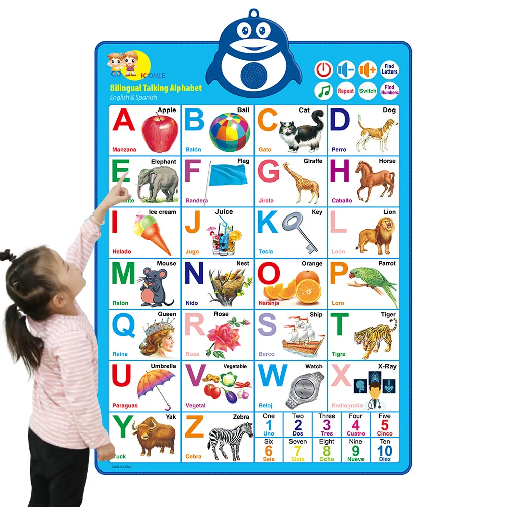 New Product Educational Kids Toys Audio Learning Wall Chart