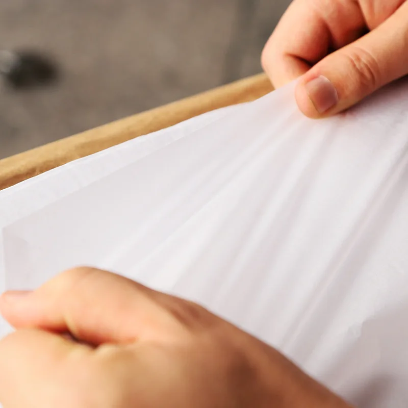 Ready to Ship 50*70 cm 17 Gsm White Tissue Paper