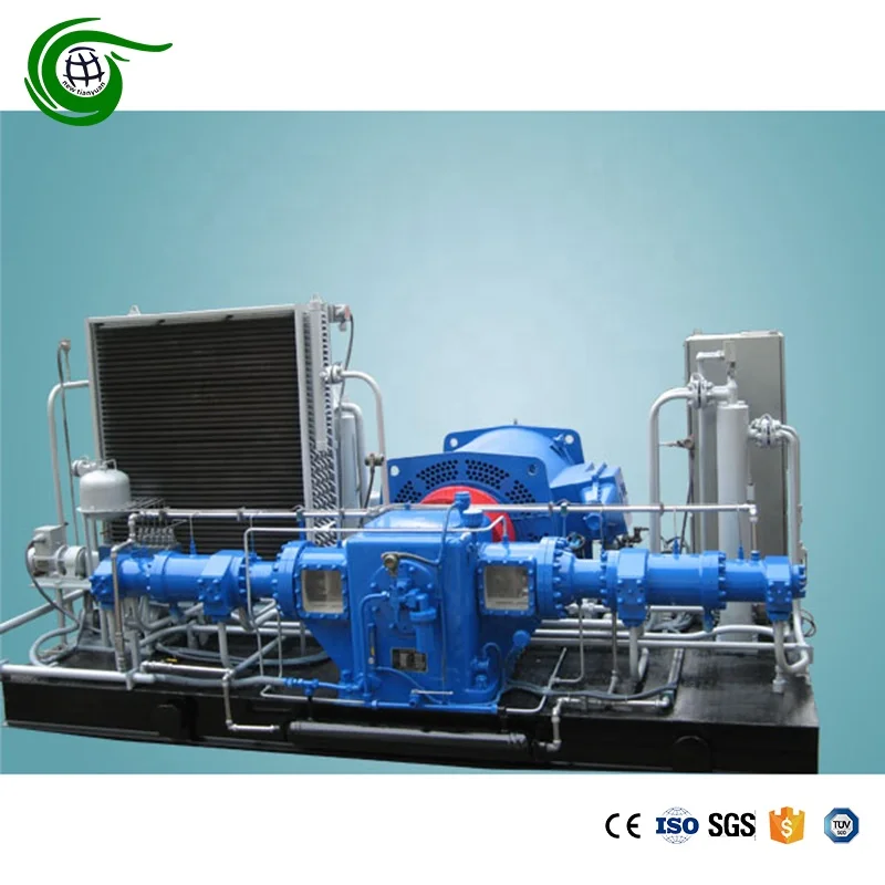 High Quality High Automation Natural Gas Piston Compressor Inlet 0.5Bar Discharge 250Bar Flow 45Nm3/min Industrial Compressor