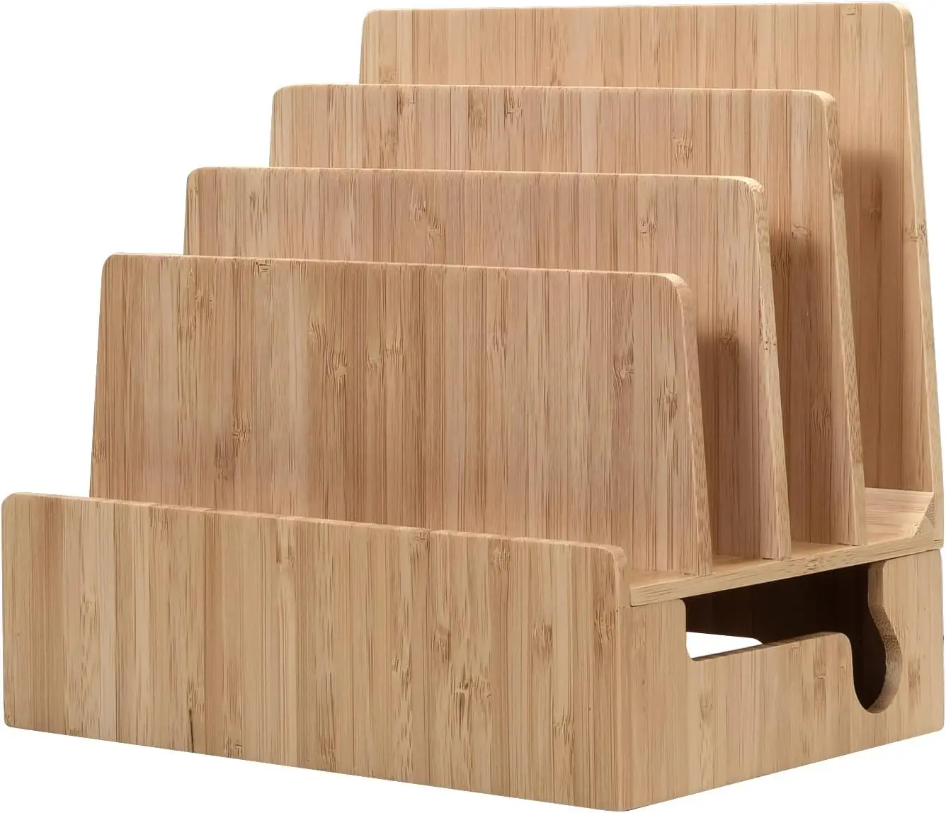 Bamboo Phone Docking Station: Nightstand Station Compatible with IPhone/AirPods/iWatch Wooden