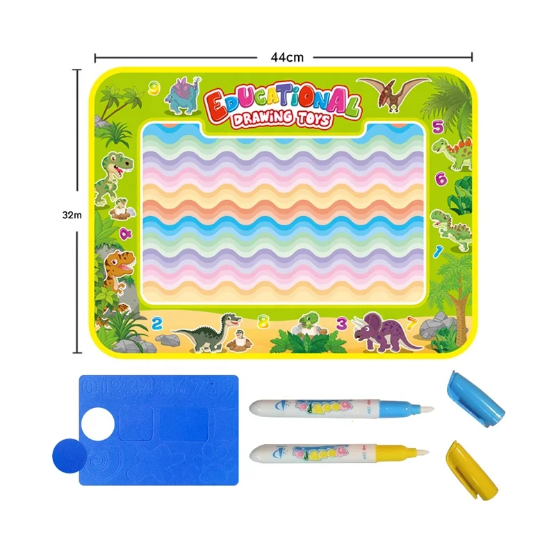 Children Educational Toys Magical Doodle Painting Water Board Reusable DIY Writing Water Drawing Mat Toy