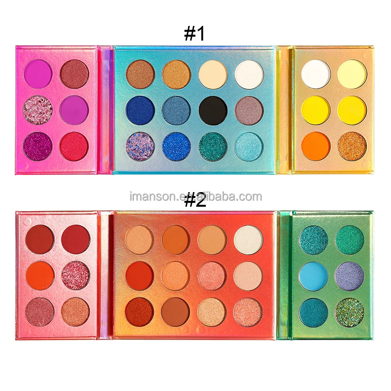 No Logo Cosmetics Vendor Holiday Christmas 24 Color Book Eyeshadow Palette