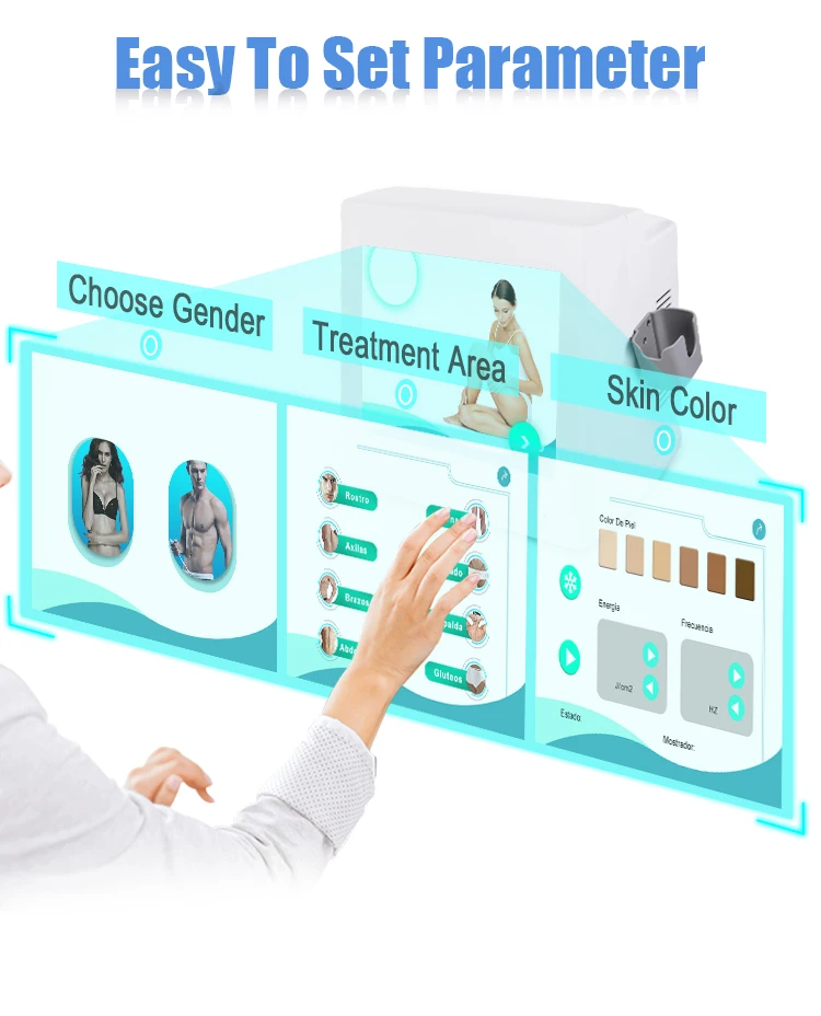 Hair Removal Laser Diode 1000w Beauty Machine Diode Laser Permanent Women and Men Beauty Machine