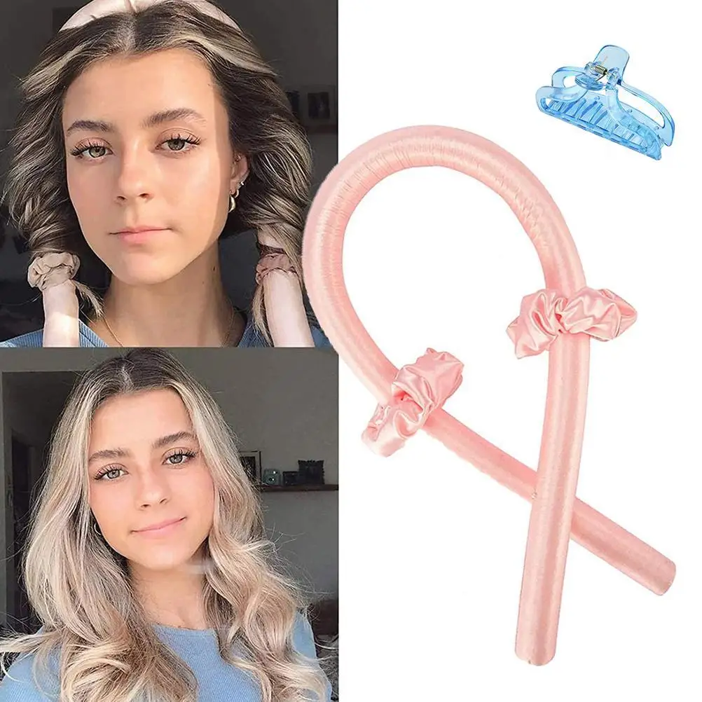 Headband sleeping DIY Lazy Hair Styling Tools Heatless Hair Curl Silk Roller Curler
