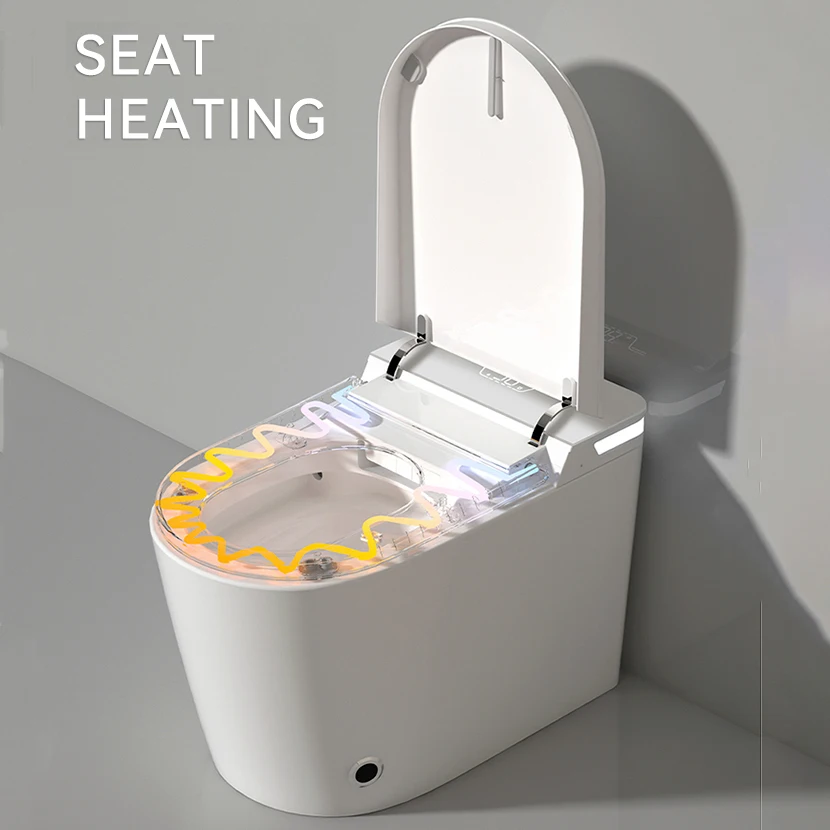 Hot Sale Bathroom Wc Sanitary Ware Items Intelligent Toilet Bowl Auto Sensor One Piece Bidet Toilet Automatic Smart Toilet