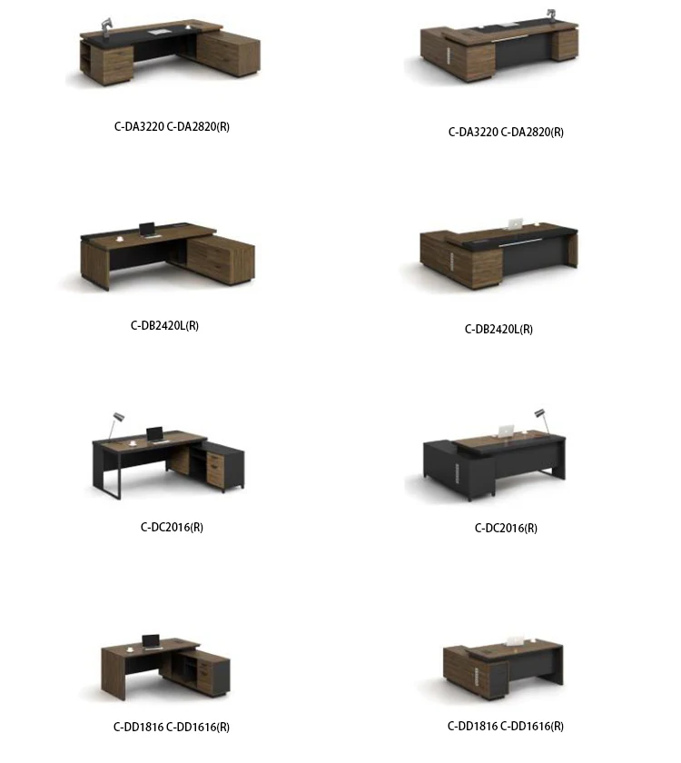 Stock items wholesale wooden executive manager office table design
