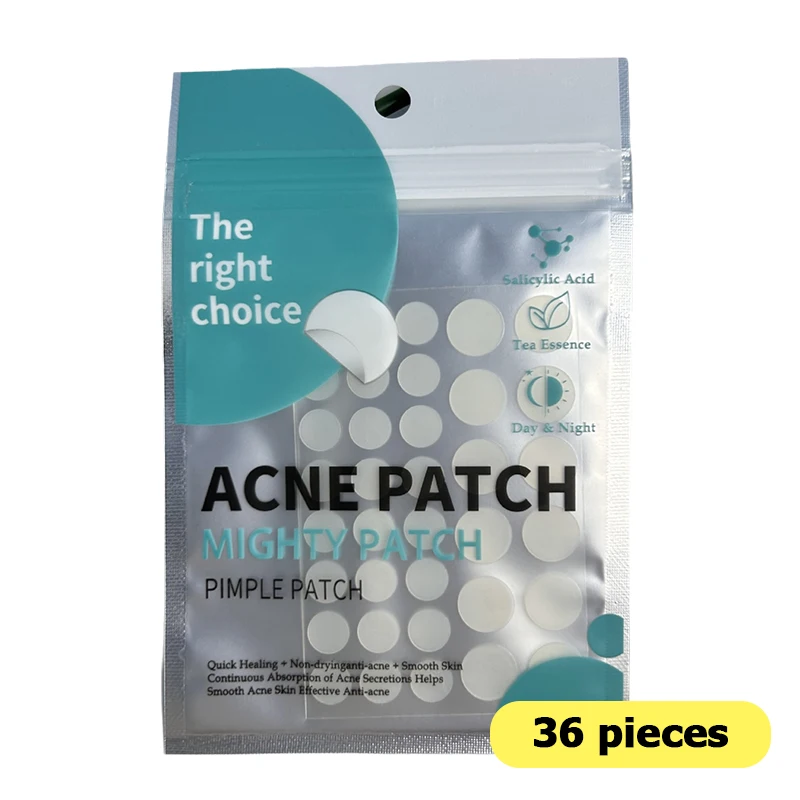 Private Label Custom Vegan-Friendly Invisible Blemish Acne Pimple Treatment Hydrocolloid Anti Acne Pimple Patch for face