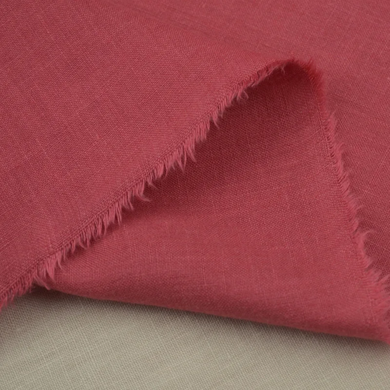 Wholesale 100% Linen Fabric For Garment Shirts Dress Pure Linen Fabric