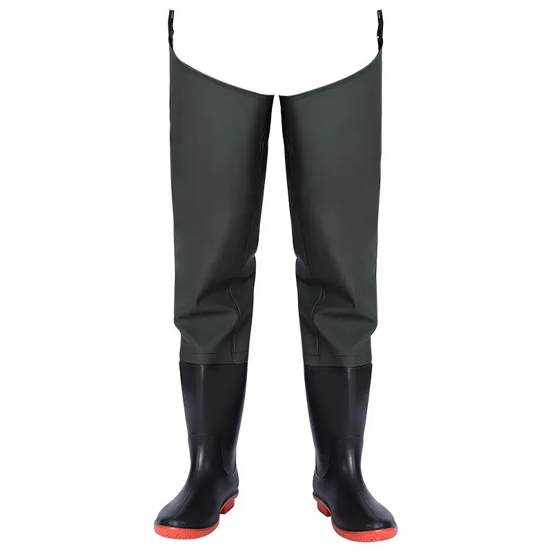 Custom Logo Paddy Field Boot Waterproof Hip Wader Fishing Wading Shoes Rice Paddy Boots for Outdoor