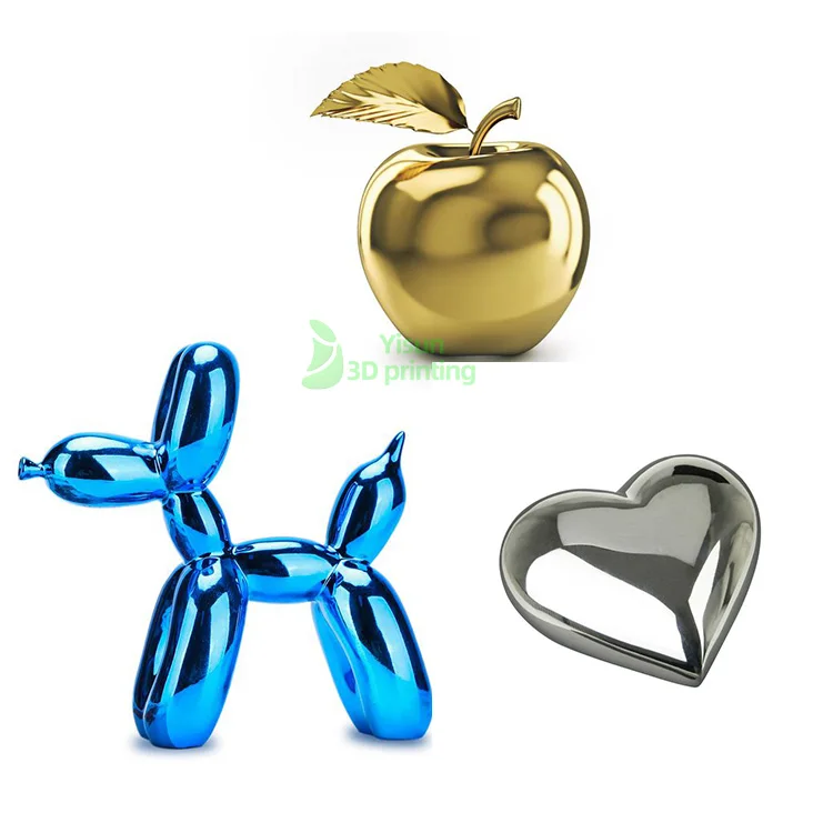 Custom manufacturing product effect preview prototype Creativity 3d printing and painting&chrome plating&electroplating services