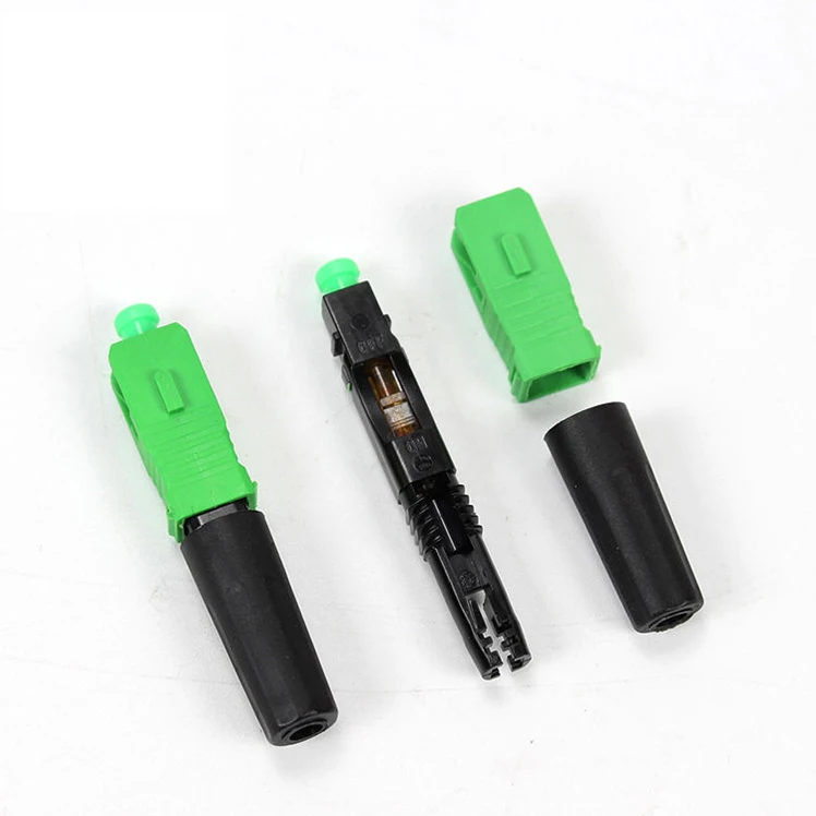 Волоконно-оптический Быстрый разъем SC APC UPC быстрый для FTTH Прямого Кабеля полевое завершение