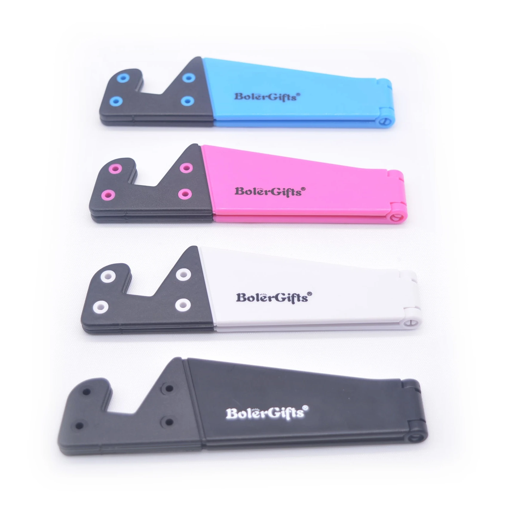 BSCI проверенный заводской Универсальный Карманный красочный портативный V-образный держатель мобильного телефона для всех мобильных рекламных