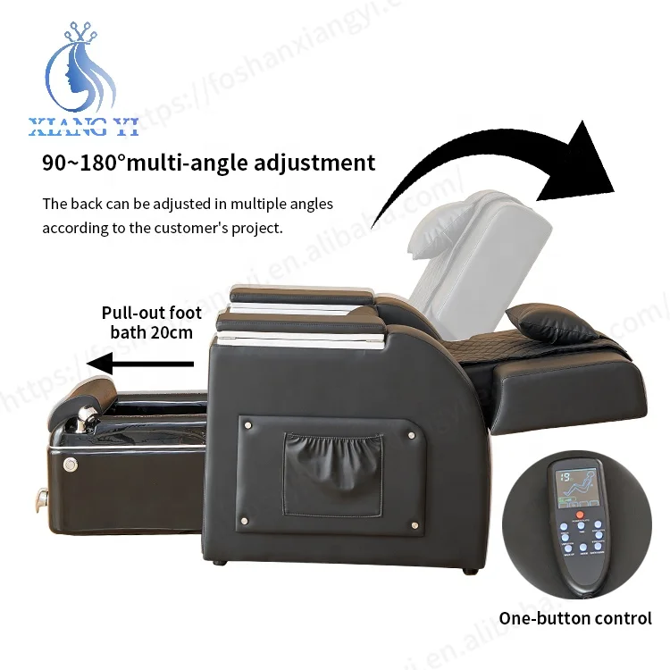 Modern Beauty Salon Reclining Massage Nail Manicure Table Foot Spa Pedicure Sofa Chair