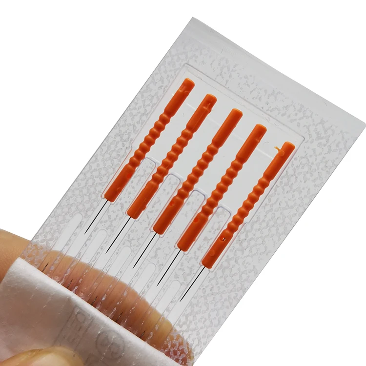 Shenlong Detox Needles 200pcs Sterile Acupuncture Detox Needing Dry Needing Medical Sterile Plastic Handle Face Beauty Needle