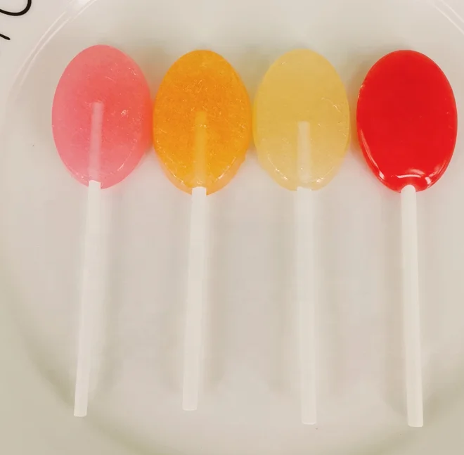 6.0g xyliyol lollipop manufacture round shape lollipop candy lollipop supplier