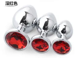 Intimate Product Anal Dilator Metal diamond BDSM sex toys anus expander anal plug vagina butt plug