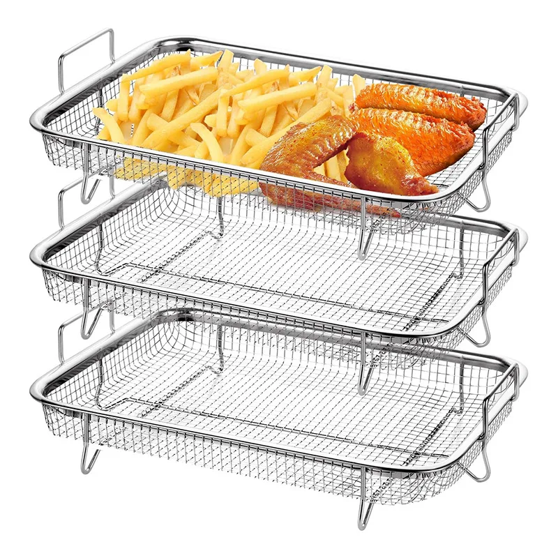 Food Grade Stainless Steel Bbq Grill Grates Expanded Metal Customized Heat Resistant Wire Mesh Basket