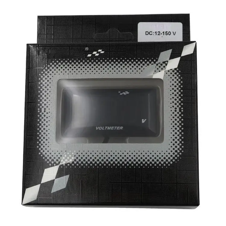 Electric vehicle motorcycle general voltmeter accessories retrofit 12V-150V LCD display electronic dash board