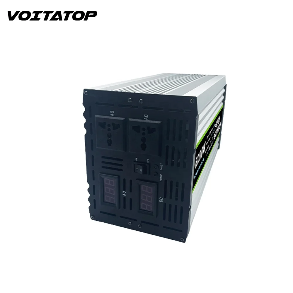 Factory Price 3000W 6000W Pure Sine Wave Inverter 12V 24V 220V Inverter dc to ac converter with Overload Protection