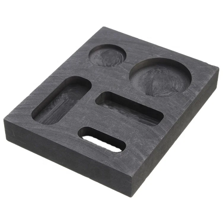 graphite boat for melting ingot Glass Precious Metal Ingot carbon graphite Casting Mold