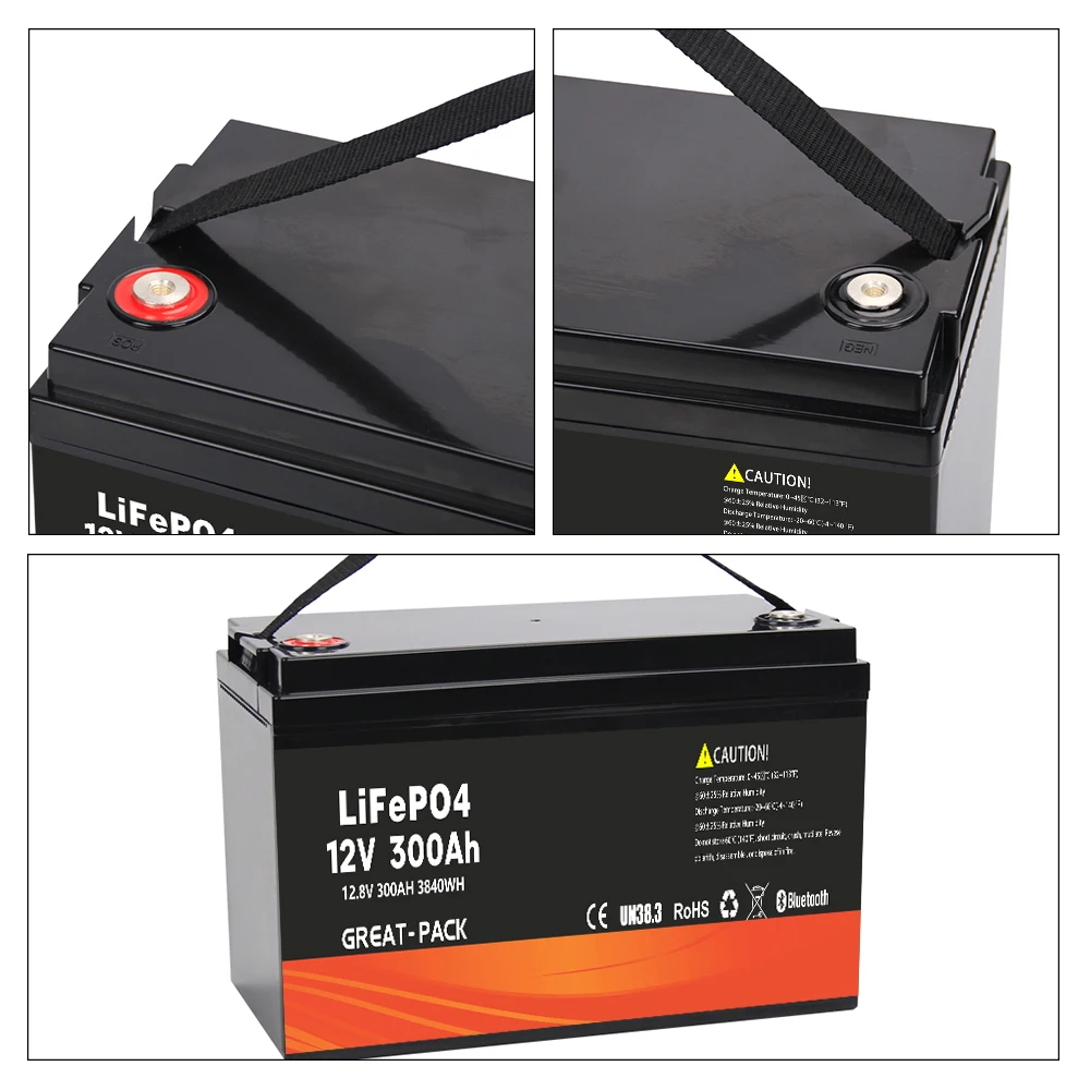 Gp Long Life Eu Stock 6000 Cycles Solar Panels Battery Set Price 200ah Lifepo4 Battery