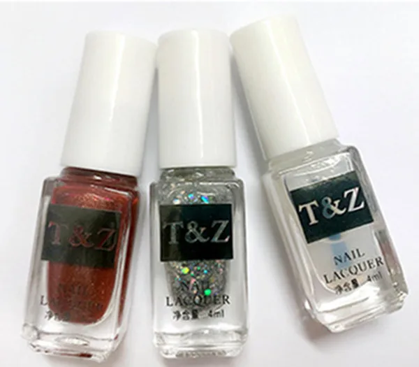 
Nail Polish 3-Pack/set Long-Wear Nail Polish Peel Off Healthy Nail Polish Base Coat and Top Coat most popular color 